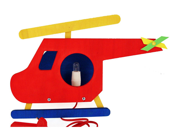 Wall light helicopter